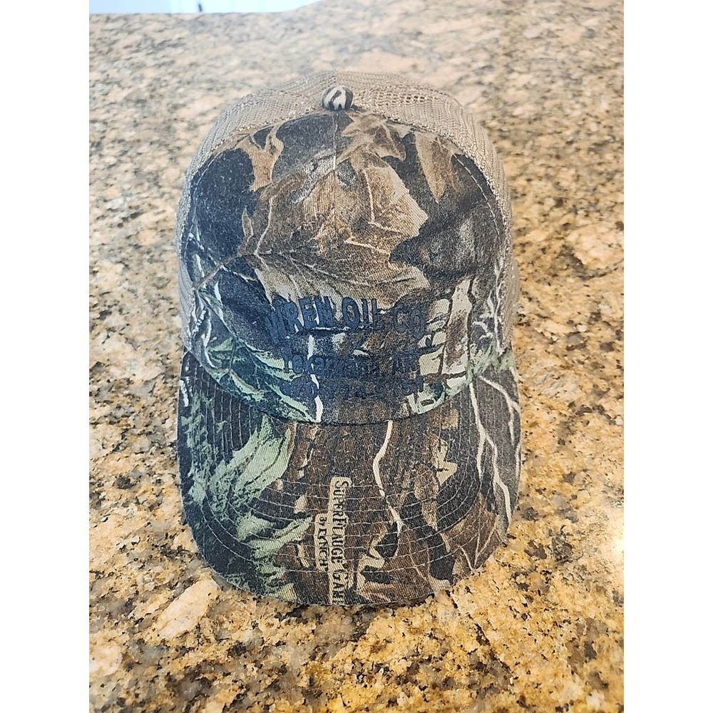 Wren Oil‎ Camo Truckers Hat
